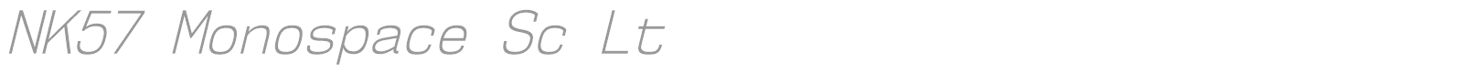NK57 Monospace font preview