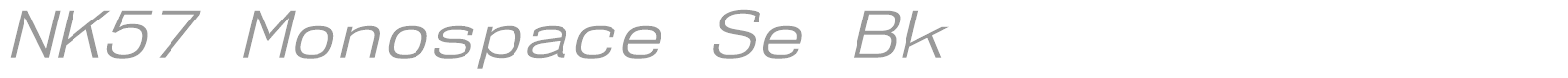 NK57 Monospace font preview