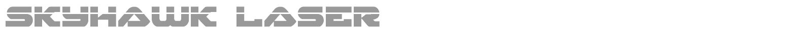 Skyhawk Laser font preview