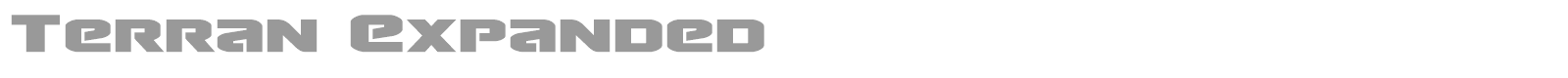 Terran Expanded font preview