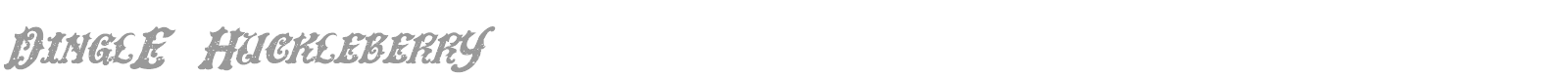 Dingle Huckleberry font preview