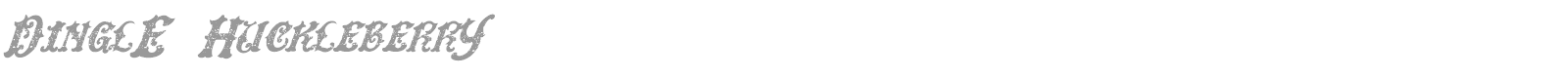 Dingle Huckleberry font preview