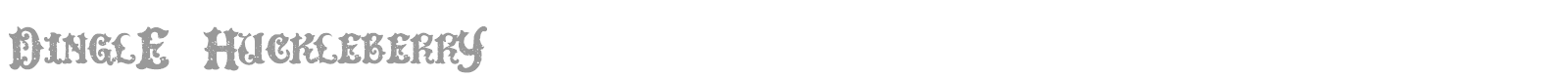 Dingle Huckleberry font preview
