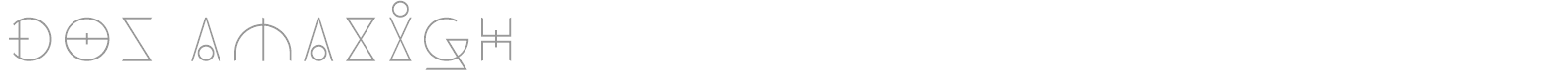 Dos Amazigh font preview
