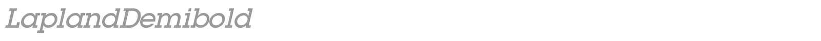 LaplandDemibold font preview