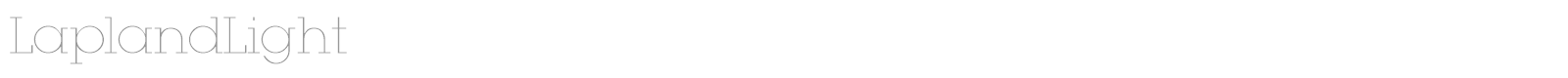 LaplandLight font preview