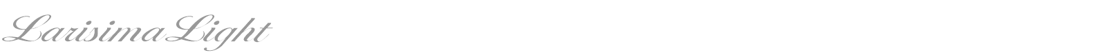 LarisimaLight font preview