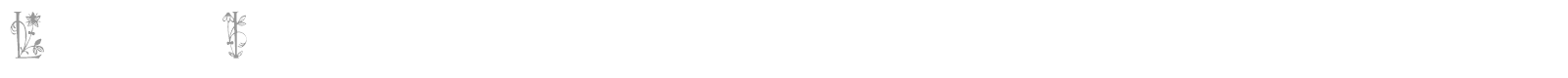 Lilith-Initials font preview