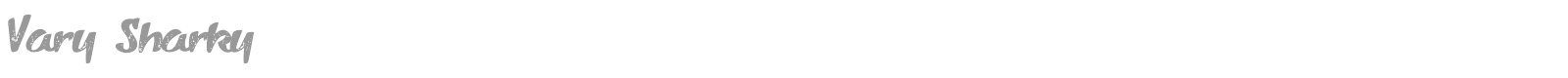 Vary Sharky font preview