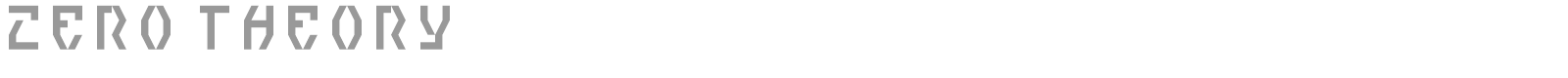 Zero Theory font preview