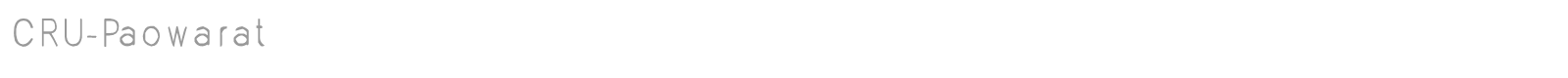 CRU-Paowarat-Hand-Written-Regul font preview