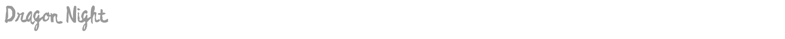 Dragon Night font preview
