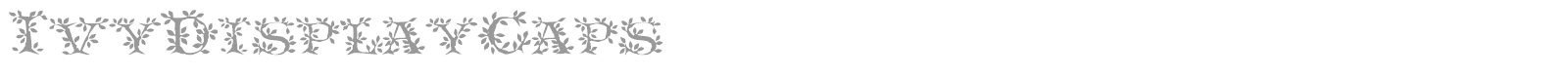 IvyDisplayCaps font preview
