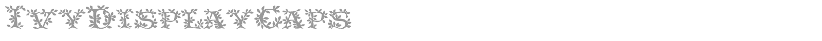 IvyDisplayCaps font preview