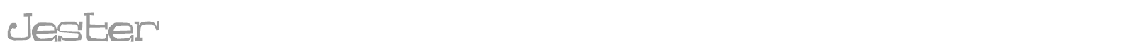 JESTER font preview