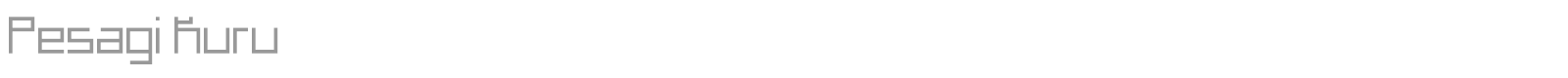 Pesagi Kuru font preview