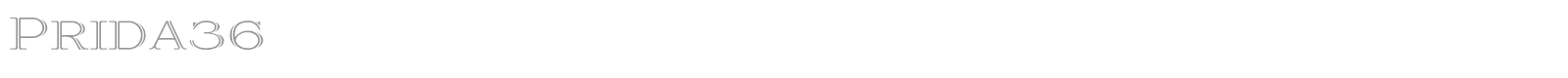 Prida 36 font preview