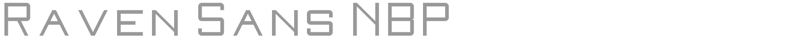 Raven Sans NBP font preview