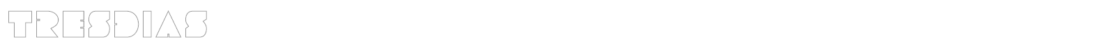 Tresdias font preview