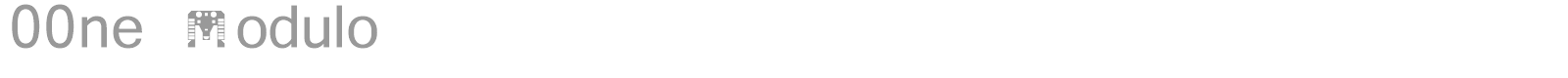 00ne Modulo font preview