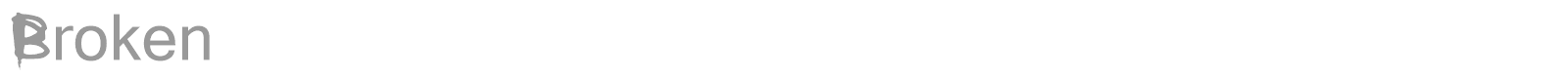 Broken font preview