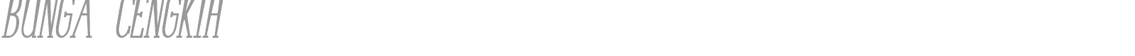 Bunga Cengkih font preview