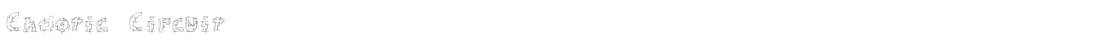 Chaotic Circuit font preview
