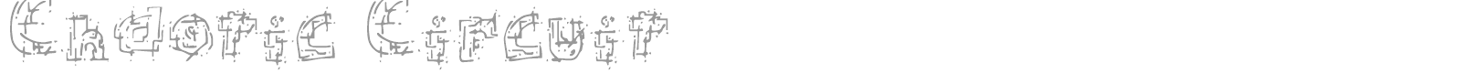 Chaotic Circuit font preview