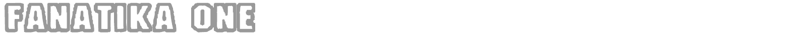 Fanatika font preview
