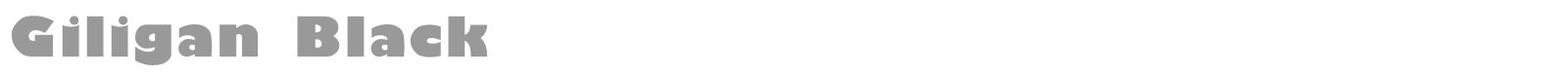 Giligan Black font preview