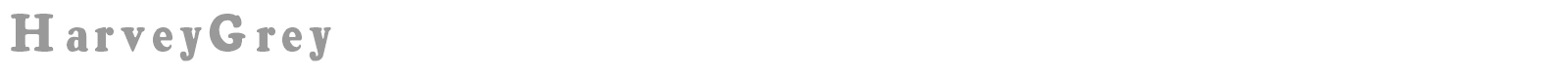 HarveyGrey font preview