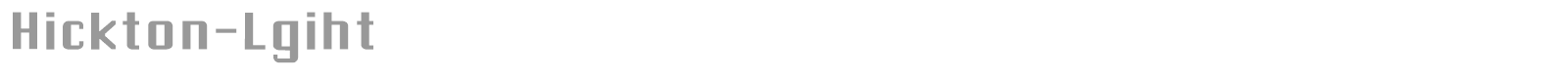 Hickton-Lgiht font preview