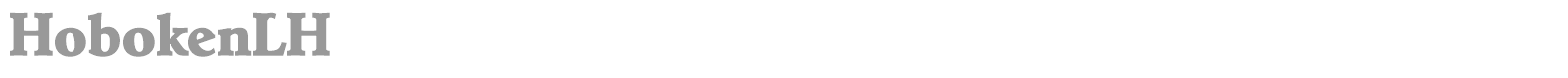 HobokenLH font preview