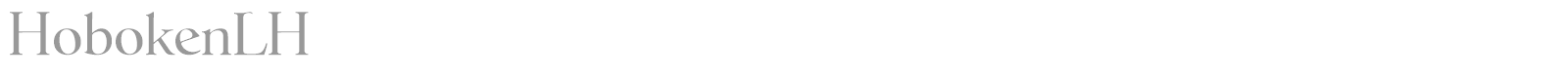 HobokenLH font preview