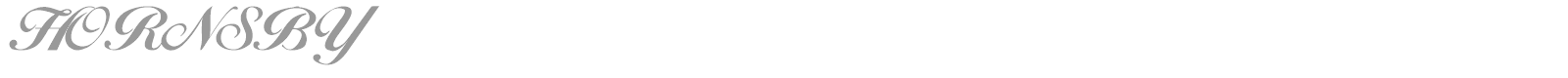 HORNSBY font preview