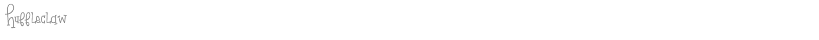 Huffleclaw font preview