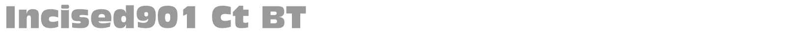 Incised901 Ct BT font preview