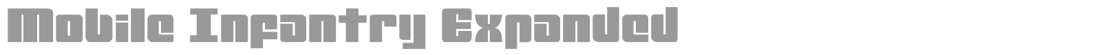Mobile Infantry Expanded font preview