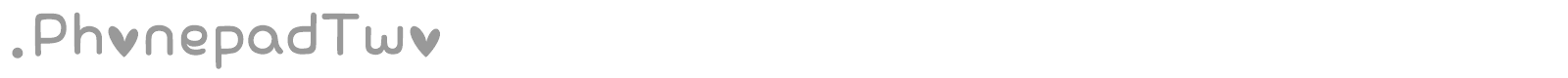.PhonepadTwo font preview