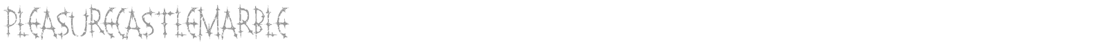PleasureCastleMarble font preview