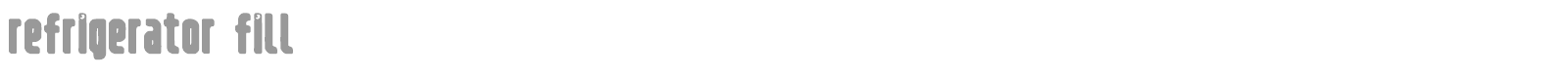 Refrigerator font preview