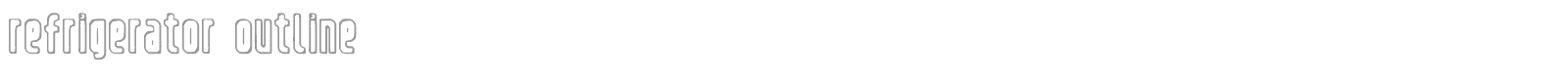 Refrigerator font preview