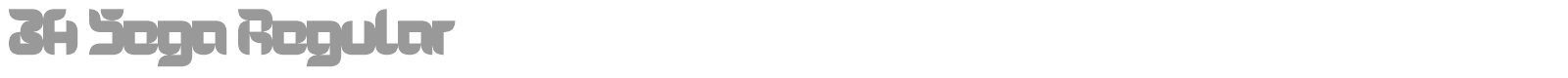 3H Sega Regular font preview