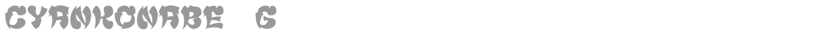 Cyankonabe font preview