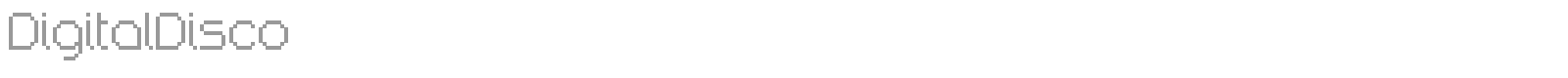 Digital Disco font preview