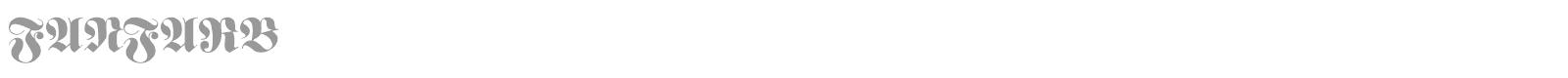 FANFARB font preview