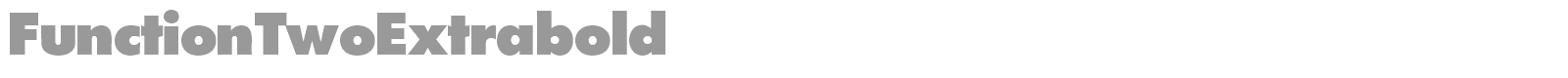 FunctionTwoExtrabold font preview