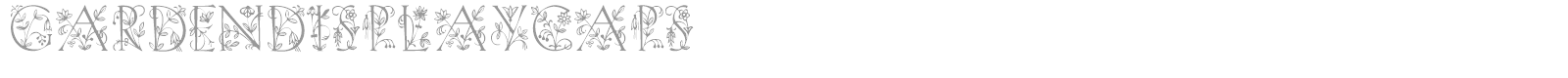 GardenDisplayCaps font preview