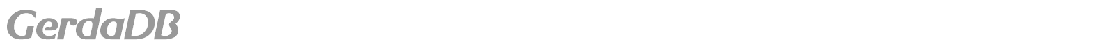 GerdaDB font preview