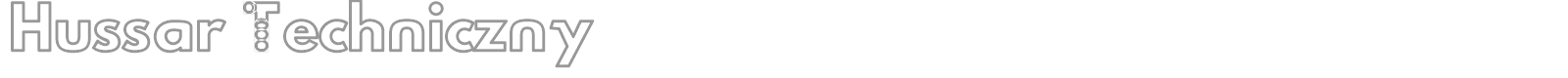 Hussar Techniczny font preview